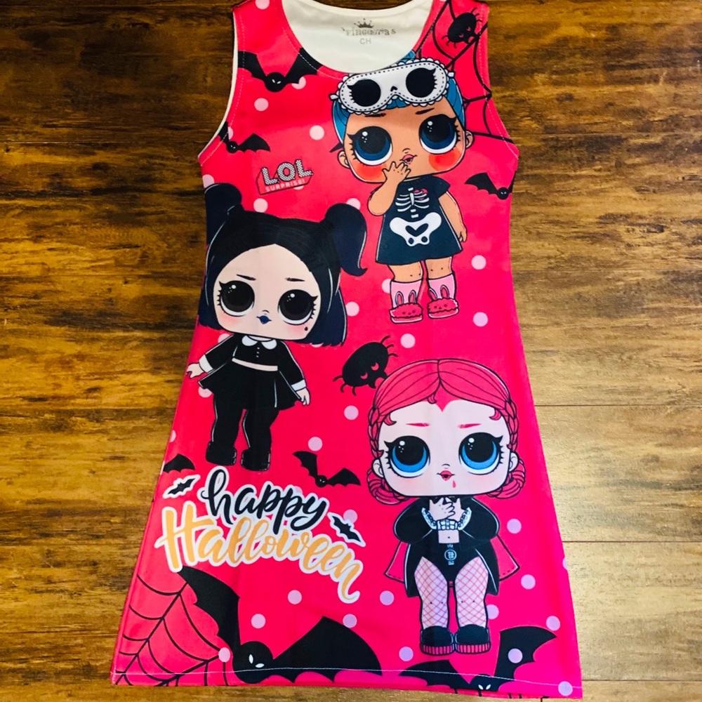 LOL Dolls Halloween Sleeveless Dress